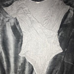Gray bodysuit